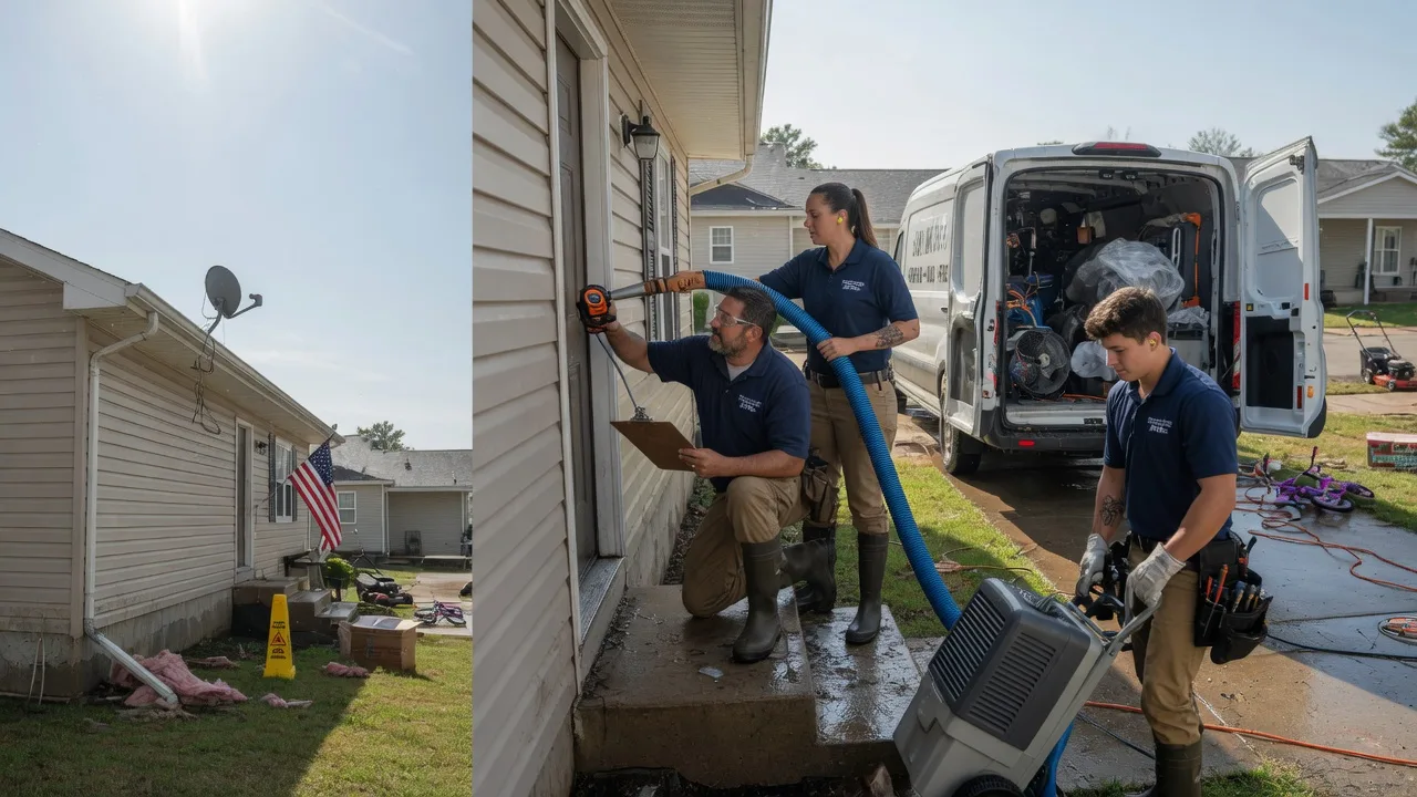 Ceiling Water Damage Restoration in Brooksville, KY near me